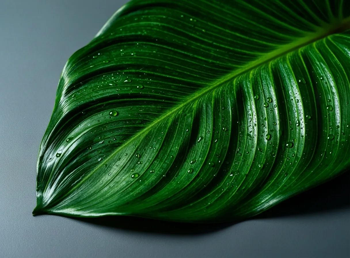 Botanical detail representing natural vitality